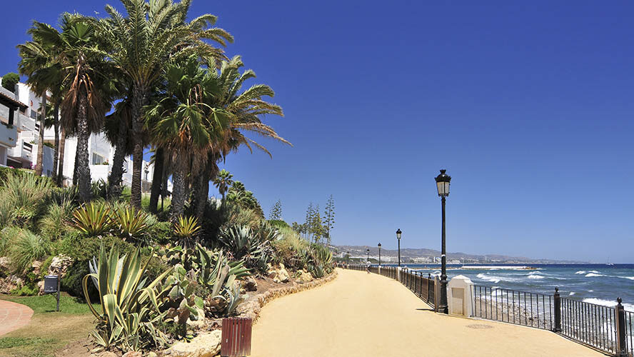 Children playing outdoors in a Costa del Sol park